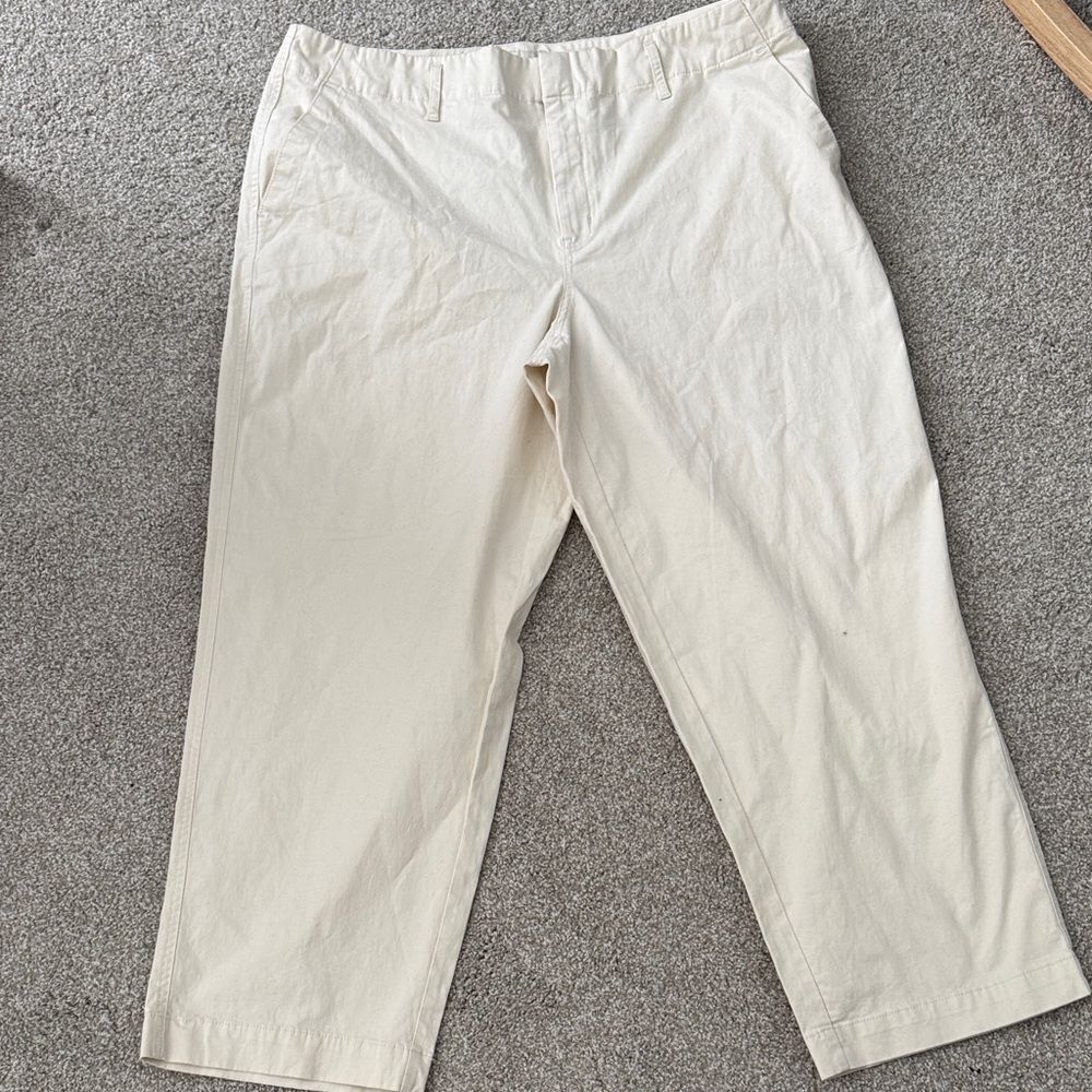 A New Day WOMENs Cream Straight pants size 17R